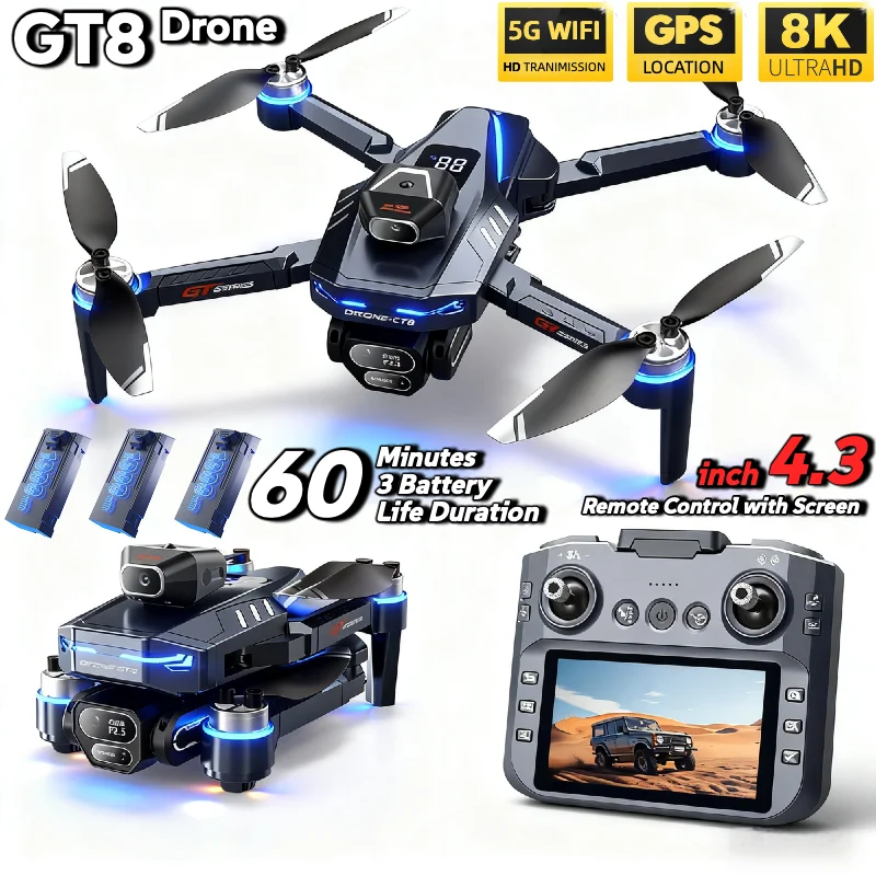 Drone Gt8 Rc - 핫 세일 LSRC GT8 드론 4K