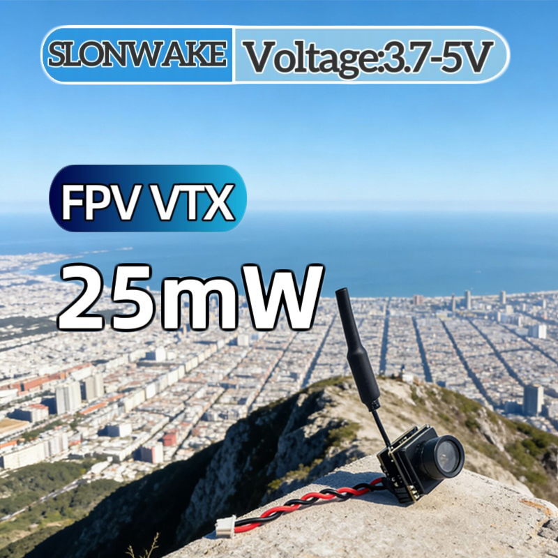 Drone Rc1 - SLONWAKE FPV 25mW 전력 시뮬레이션 VTX