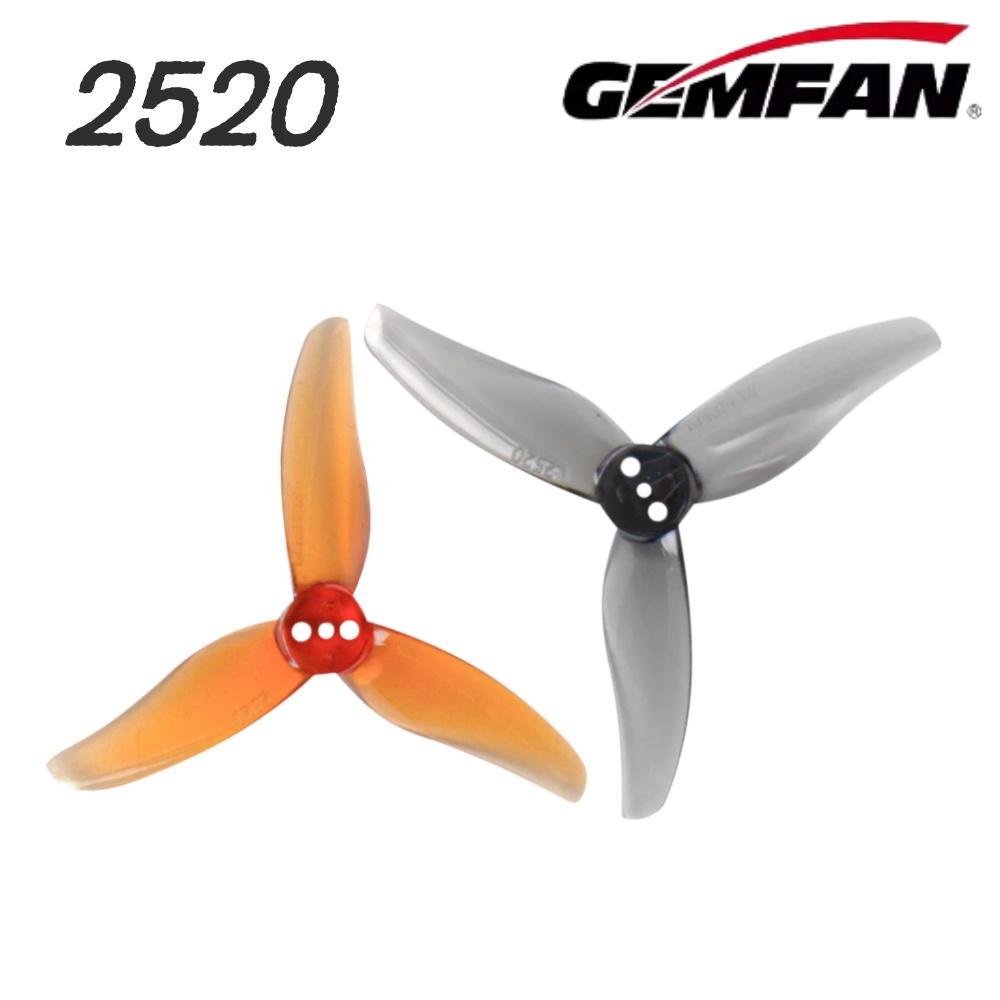 Drone Tech Rc - 4쌍의 Gemfan 허리케인 2520 2.5X2X3 3-블레이드