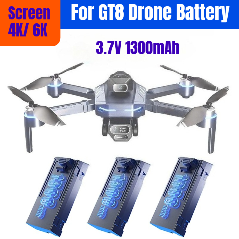 Drone Gt8 Rc - 3.7V 1300mAh GT8 드론 배터리 스크린용