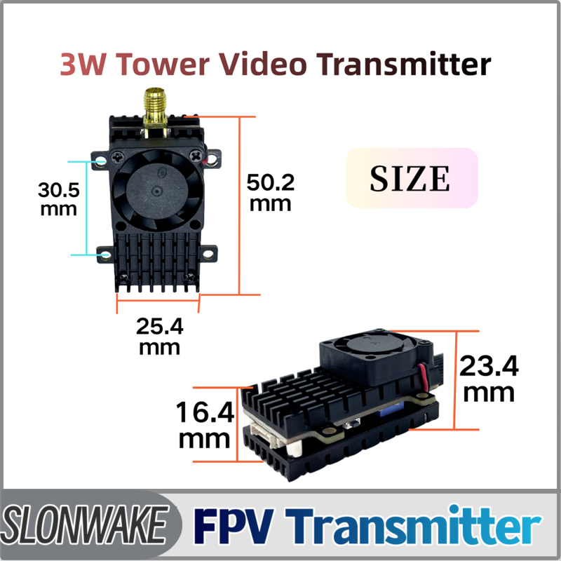 Drone Rc1 - SLONWAKE 5.8G 3000mW 시뮬레이션 VTX FPV