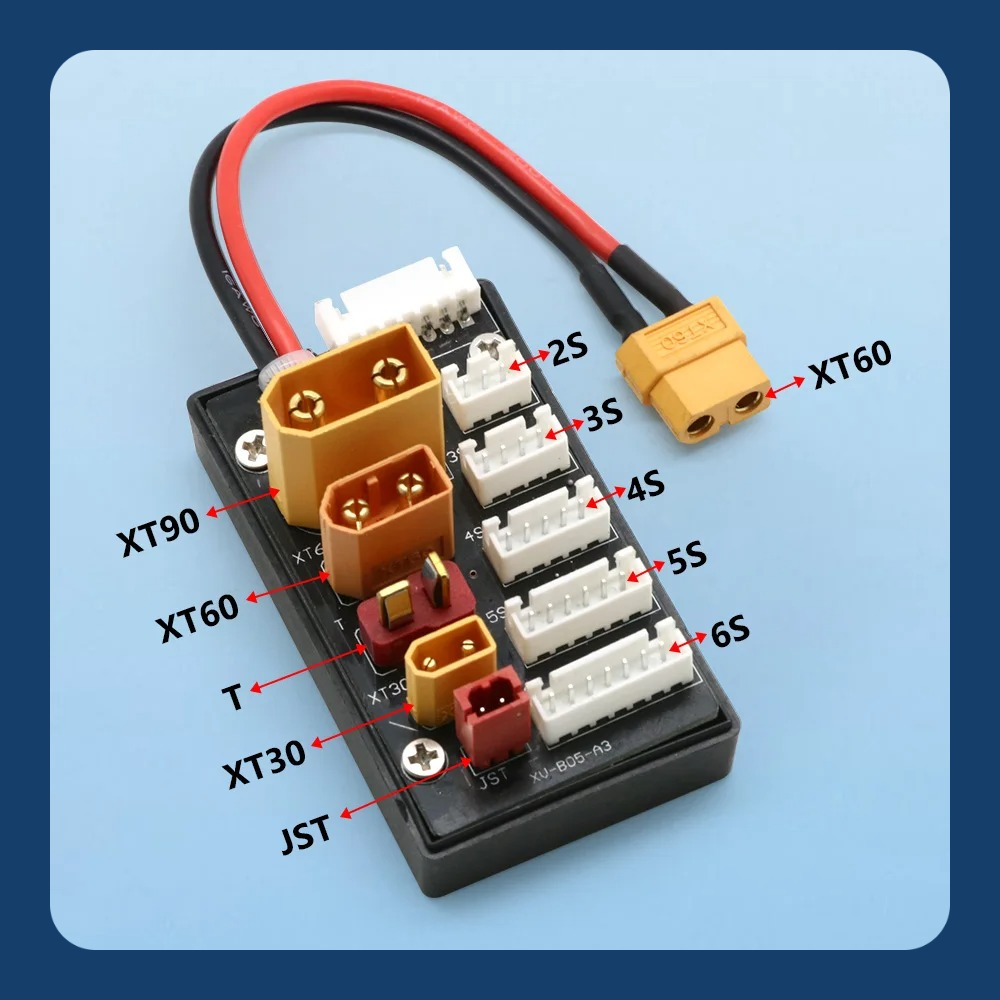 2-6S 리포 배터리 병렬 충전 보드 XT30 XT60 - Lipo Parallel Charging Board 리뷰 및 가격