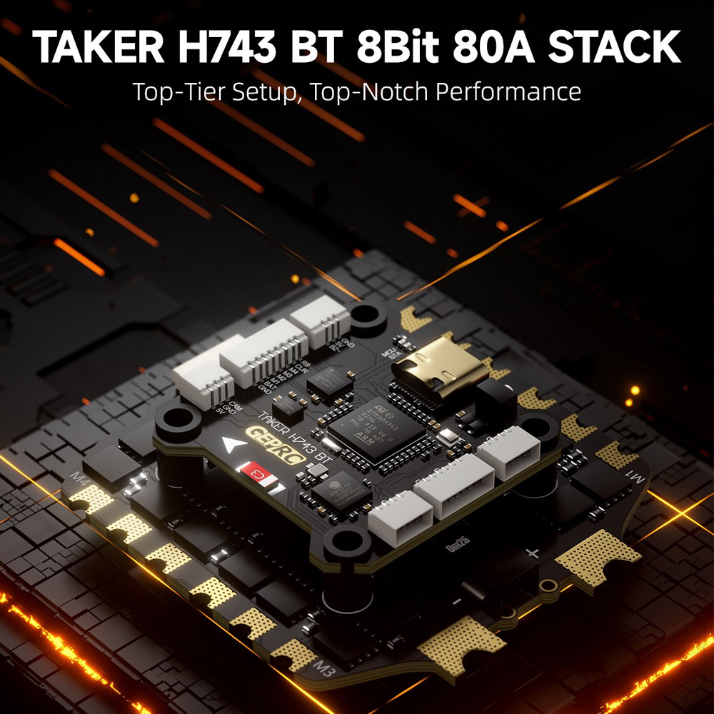 GEPRC TAKER H743 BT 8Bit 80A S - Drone Tech Rc 리뷰 및 가격