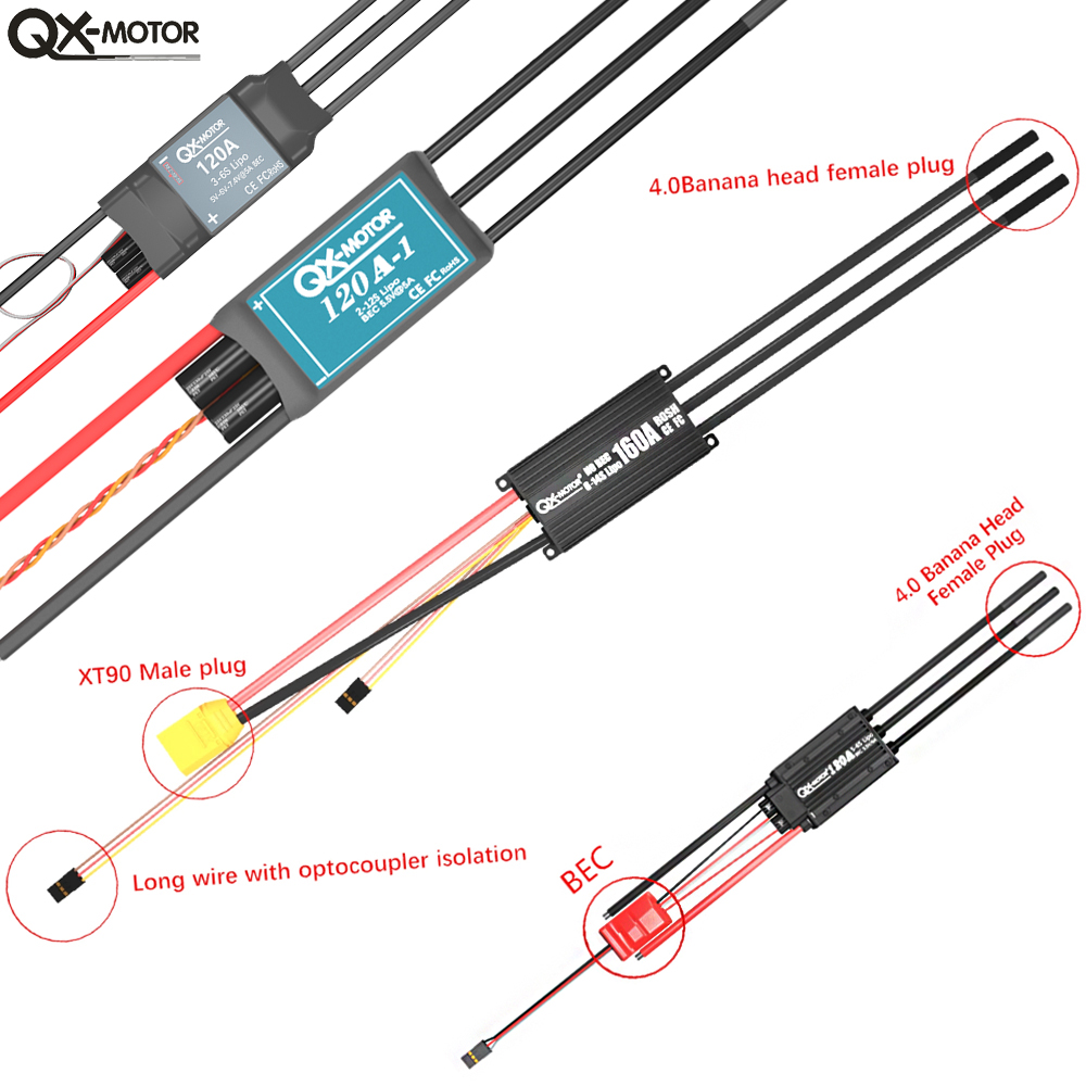 QX-MOTOR 브러시리스 ESC 시리즈 EDF, 스로 - Drone Rc Y Series 리뷰 및 가격