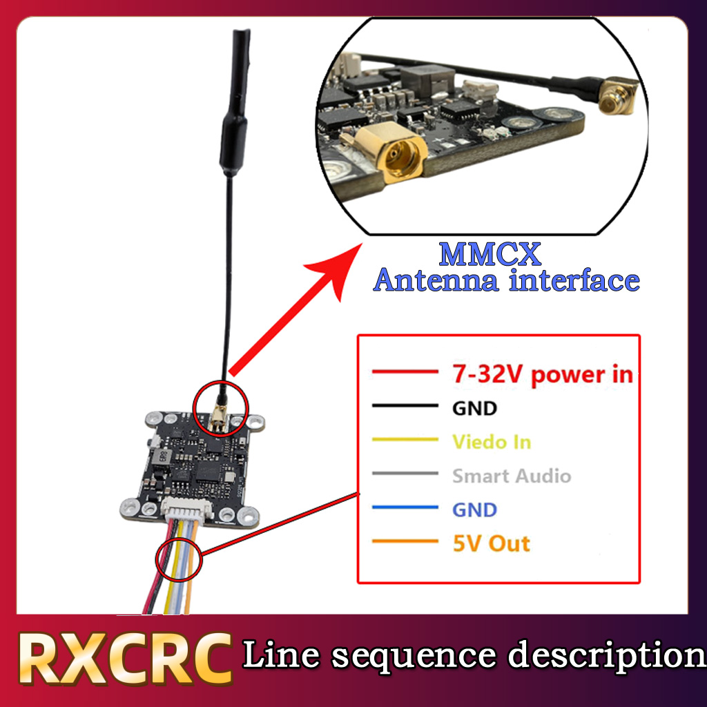 RXCRC 5.8G 모듈 48채널 1.6W VTX 더블 - Drone Rc1 리뷰 및 가격