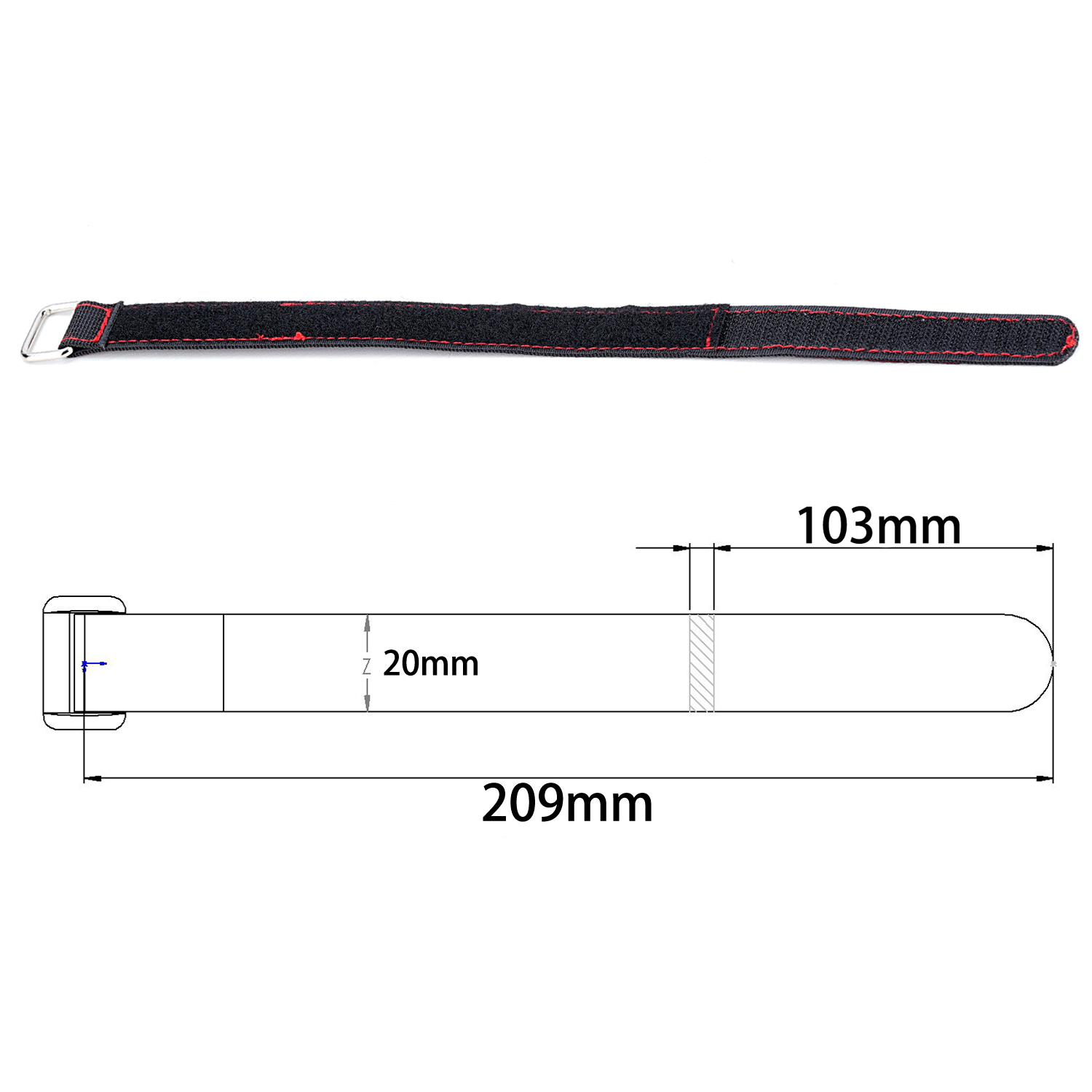 TCRC 2PCS 20x300MM 케블라 스티치 RC  - Drone Rc Lanyard 리뷰 및 가격
