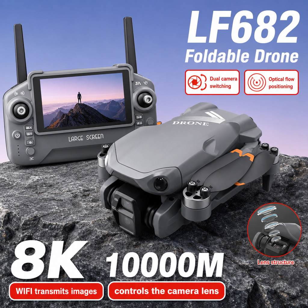 항공 사진 촬영 LF682 드론 8K HD 듀얼 카메라 - Drone Dji Rc Mini 리뷰 및 가격