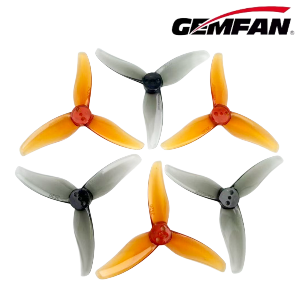 4쌍의 Gemfan 허리케인 2520 2.5X2X3 3 - Drone Tech Rc 리뷰 및 가격
