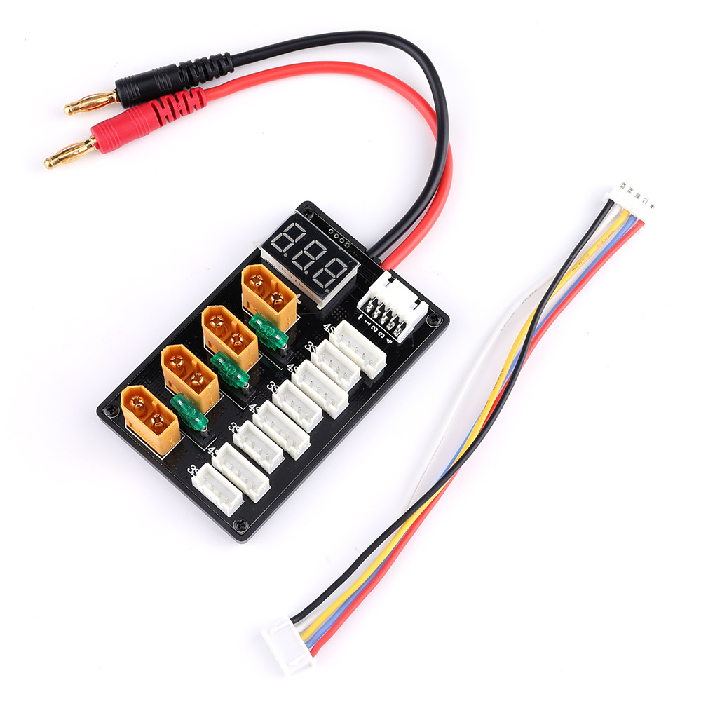 XT60 플러그 3S 4S Lipo 배터리 병렬 충전  - Lipo Parallel Charging Board 리뷰 및 가격