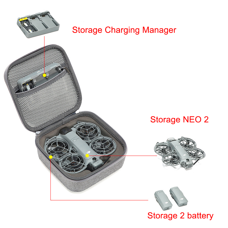 DJI NEO 2 충격 방지 케이스 하드 쉘 케이스 휴 - Drone Carrying Bag 리뷰 및 가격
